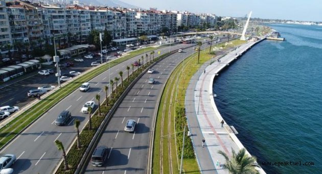 Konak Tramvay hattına elektrik veriliyor