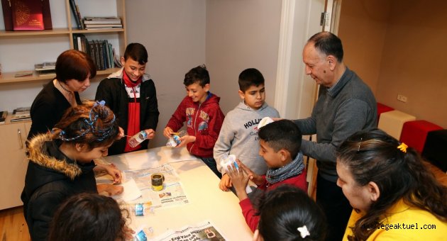 Konaklı minikler kuklayla sevindi