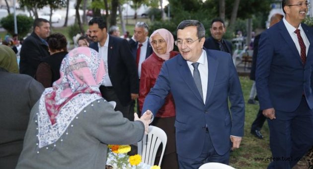 Konak'ta ilk Ramazan sofrası kuruldu