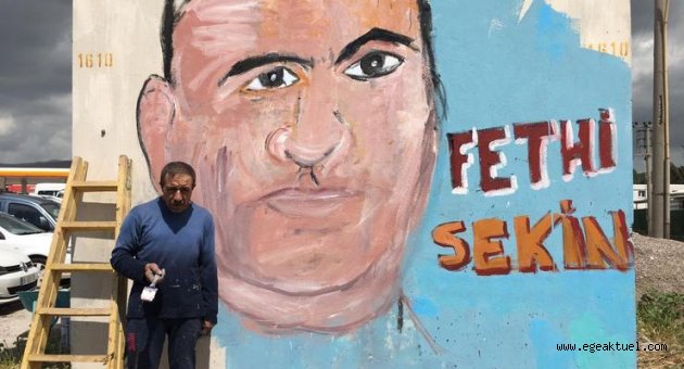 Kontrol edemediği kaslarına rağmen Fethi Sekin’i çiziyor