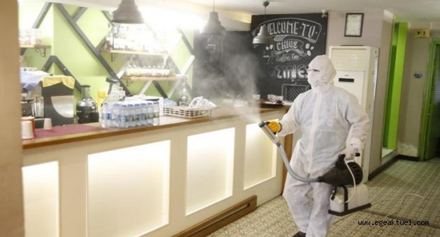 Kordon’dan Üçkuyular’a kadar dezenfekte hamlesi