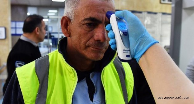 Koronavirüsüne karşı ateş ölçme önlemi