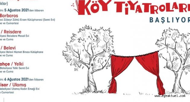 Köy Tiyatroları eğitimleri başladı