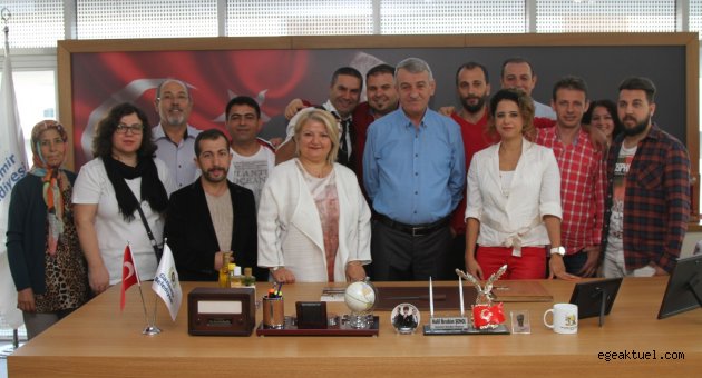  Kuaförlere Başkan teşekkürü