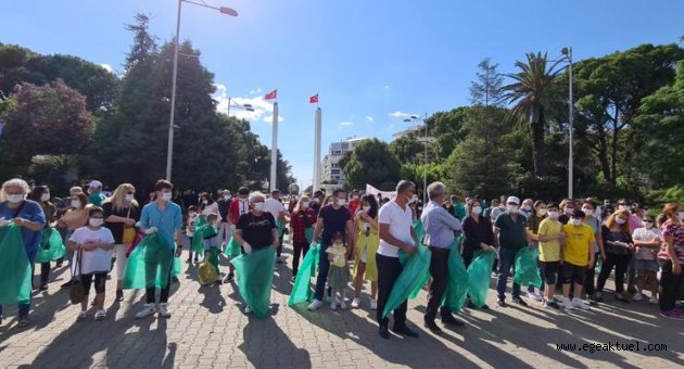 Kültürpark’ta önce temizlik sonra eğlence