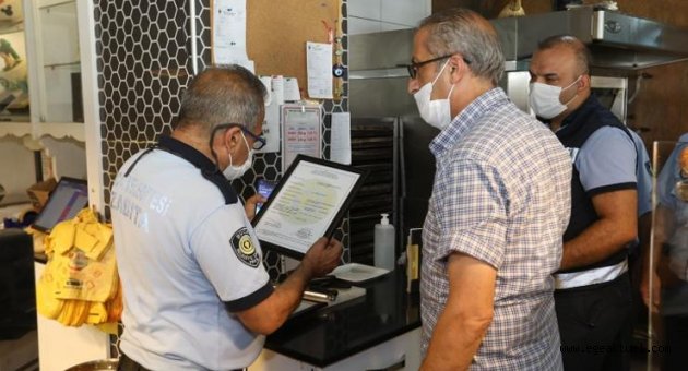 Kurban Bayramı öncesi Buca zabıtasından tatlı denetimi