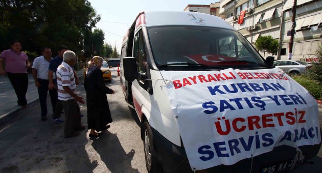 Kurban satış yerleri ve kabir ziyareti için ücretsiz servis