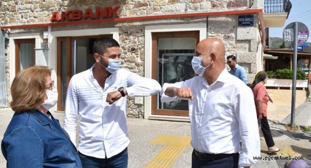 Mahir Polat, Foça'yı ziyaret etti