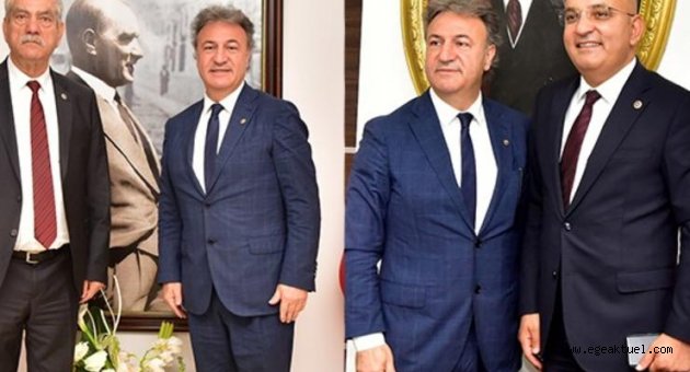 Mahir Polat ve Kani Beko’dan Başkan İduğ’a ziyaret