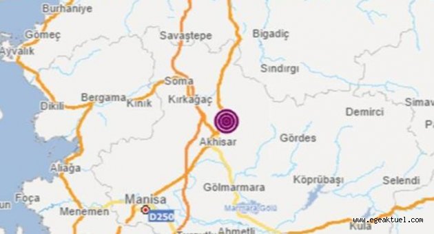 Manisa'da korkutan deprem!