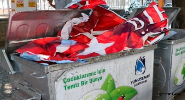 Manisa'da MHP ile AK Parti arasında Türk bayrağı krizi!