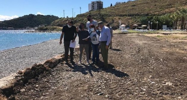 Mavi bayraklı Kuyucak sil baştan yenileniyor…