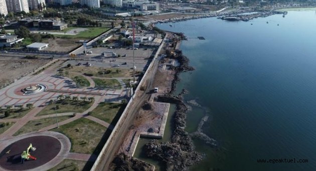 Mavişehir’deki kıyı projesi sürüyor