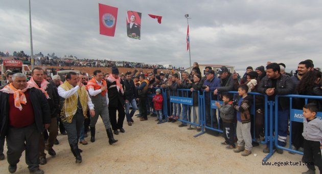 Menderes Deve Güreşleri ‘ne Yoğun Katılım