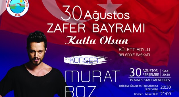 Menderes’te 30 Ağustos Coşkusu
