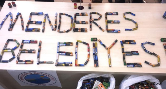 Menderes’te Atık Piller Toplandı