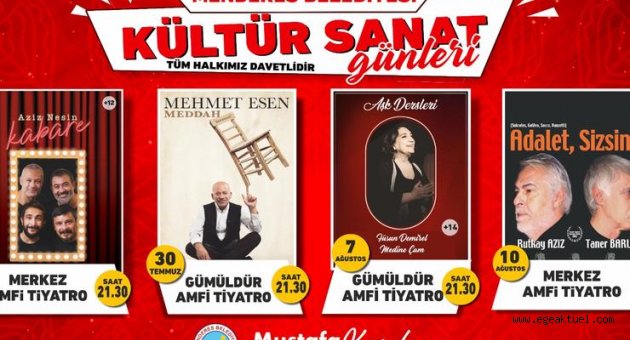 Menderes’te Kültür Sanat Günleri