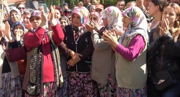 Menderes'te taş ocağı isyanı