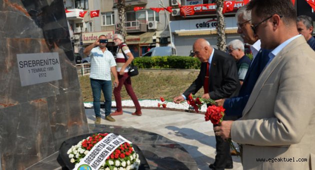 Menemen’de Başkan Aksoy “Srebrenitsa Katliamı”nı unutturmadı
