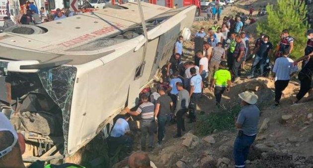 Mersin'de askerleri taşıyan otobüs devrildi: 5 asker şehit, 10 asker yaralı