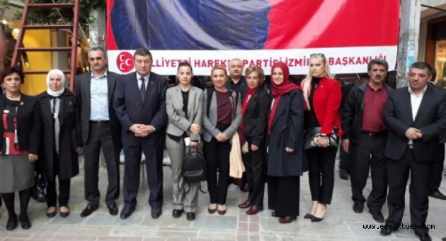 MHP İzmir’de Atatürk ve Türkeş günü