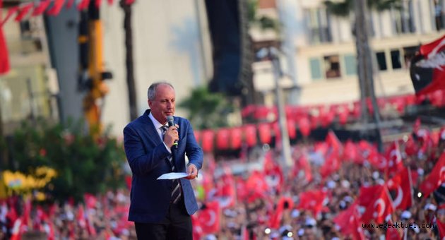 Muharrem İnce İzmir'e geliyor