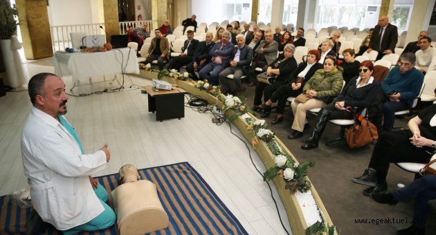 Muhtarlara acil müdahale eğitimi