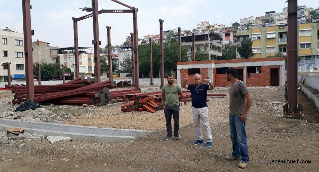 'Nafiz gürman Pazar yeri' inşası 
