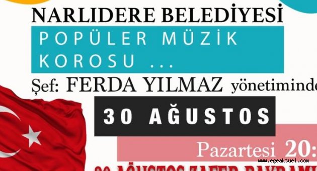 Narlıdere’de 30 Ağustos’a coşkulu kutlama