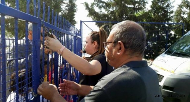 Nöbet tutulan okula güvenlik geldi!