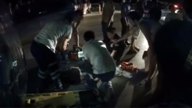 O Kaza Sonrası Yaşananlar Kask Kamerasında