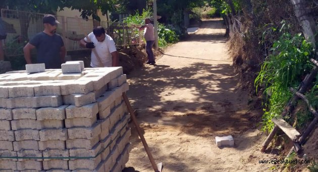 Ödemiş’te kilit parke taş seferberliği 