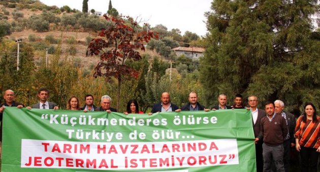 Ödemiş’ten doğa için ortak çağrı: “Tarım havzalarında jeotermale hayır”