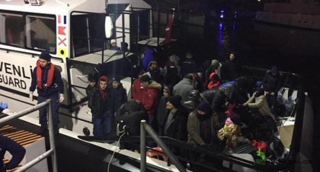 Ölüme yolculukta 132 düzensiz göçmen yakalandı