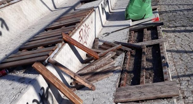 Ömer Bozkurt Parkı bir ay içerisinde üç kez tahrip edildi