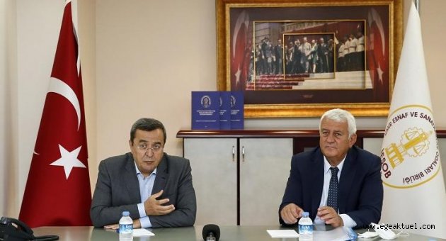Online ruhsat başvurusu Esnaf Odaları Birliğine tanıtıldı