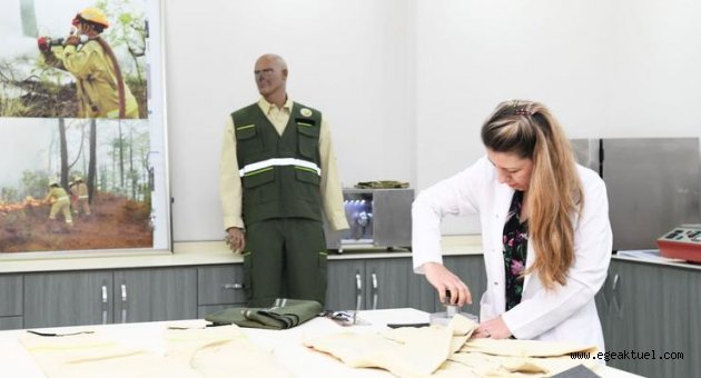 Orman yangın ekiplerinin kıyafetleri Ege’den tescilli
