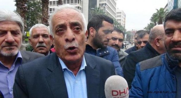 Özkanlar pazarcı esnafından 'yer' eylemi