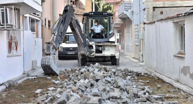Rafetpaşa Mahallesi’nde sokaklar yenileniyor