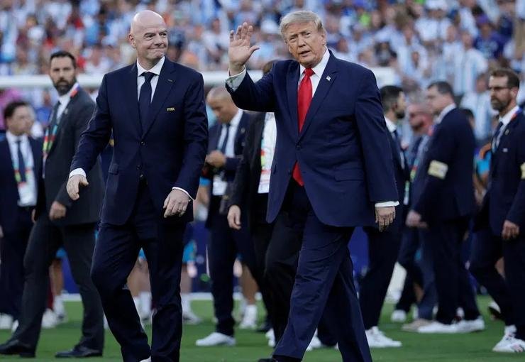 Donald Trump'tan Gianni Infantino'ya destek