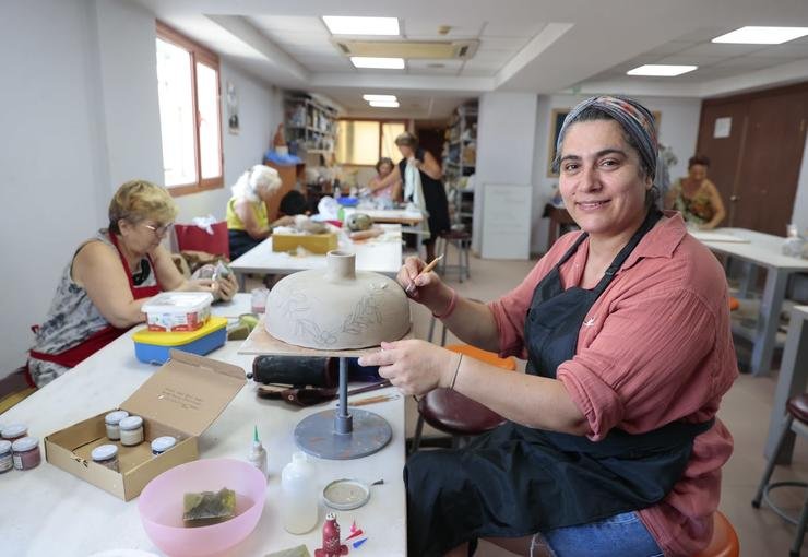 Güzelyalı’da 7’den 77’ye sanat var