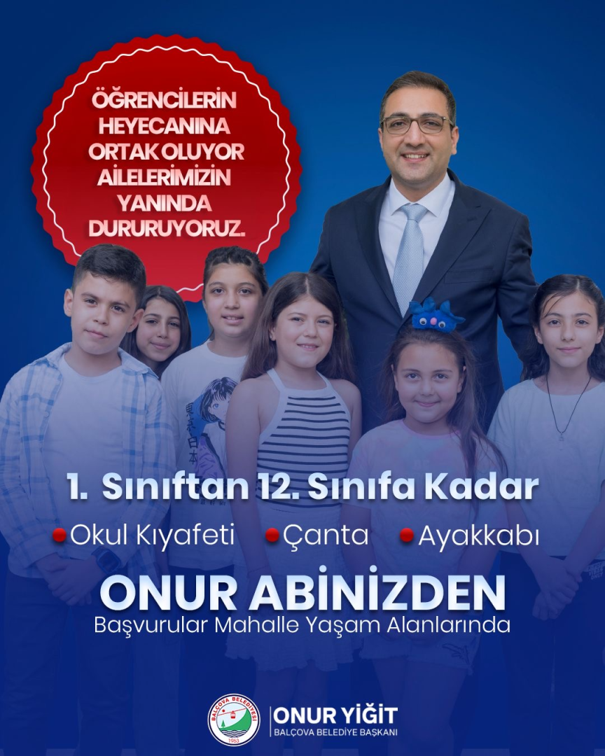 BALÇOVA’DA EĞİTİME GÜÇLÜ DESTEK