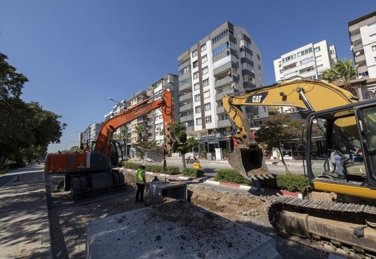 Bergama’da taşkın riskine karşı yeni hat