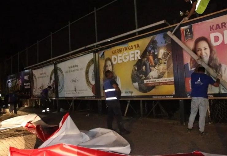 Tugay-Ünsal arasında billboard krizinde çarpıcı açıklama: Mesele benim fotoğraflarımın kaldırılması değil!