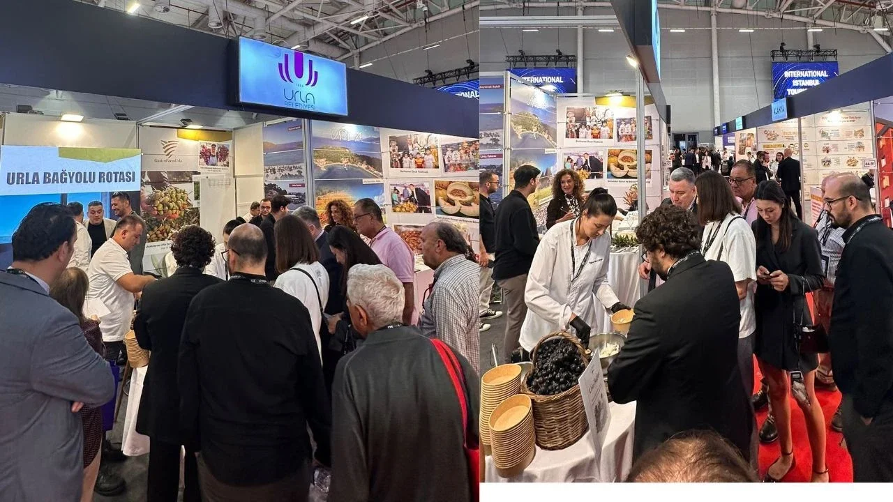 İstanbul Turizm Fuarı’nda Urla rüzgarı! Standı görenler yoğun ilgi gösterdi