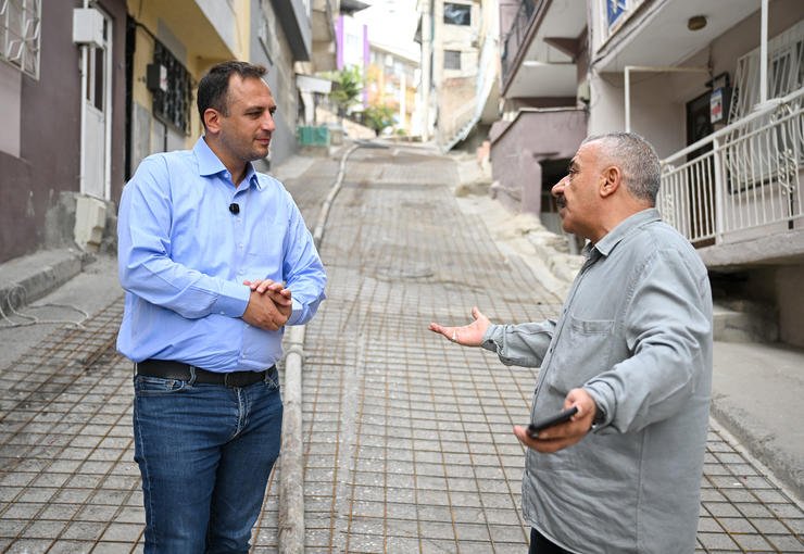 Bornova’da bir yol sorunu daha çözüldü