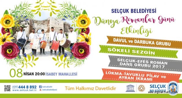 Roman renkleri bu etkinlikte