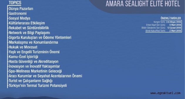 Sağlık Turizminde Yol Haritası Kuşadası’nda Belirlenecek