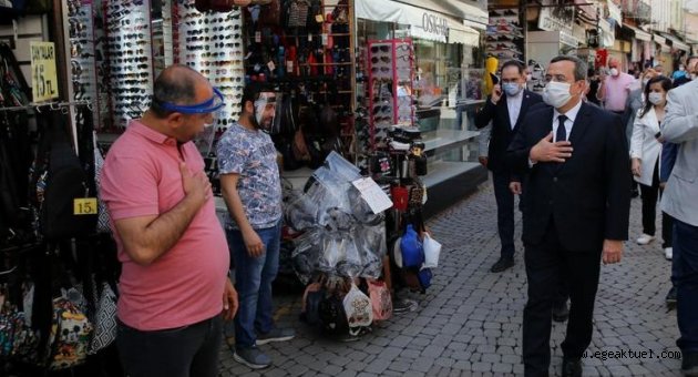 Salgınla mücadelede Konak’a tam not