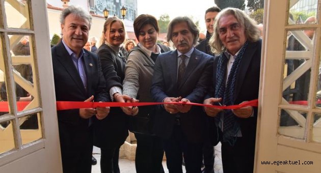 Sanatçı Canip Taşkıran’ın suluboya resimleri Bornova’da sergileniyor